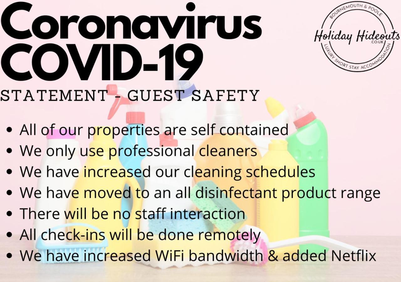 Trendy Urban Industrial Apartment - Great Location - Parking - Fast Wifi - Smart Tv - Beautiful 2 Double Bedroom Apartment Sleeps Up To 4! Bournemouth Eksteriør billede